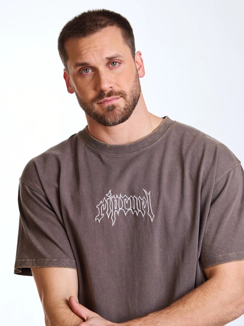 POLERA MC OVERSIZE PALM CAFE  HOMBRE RIP CURL - 5
