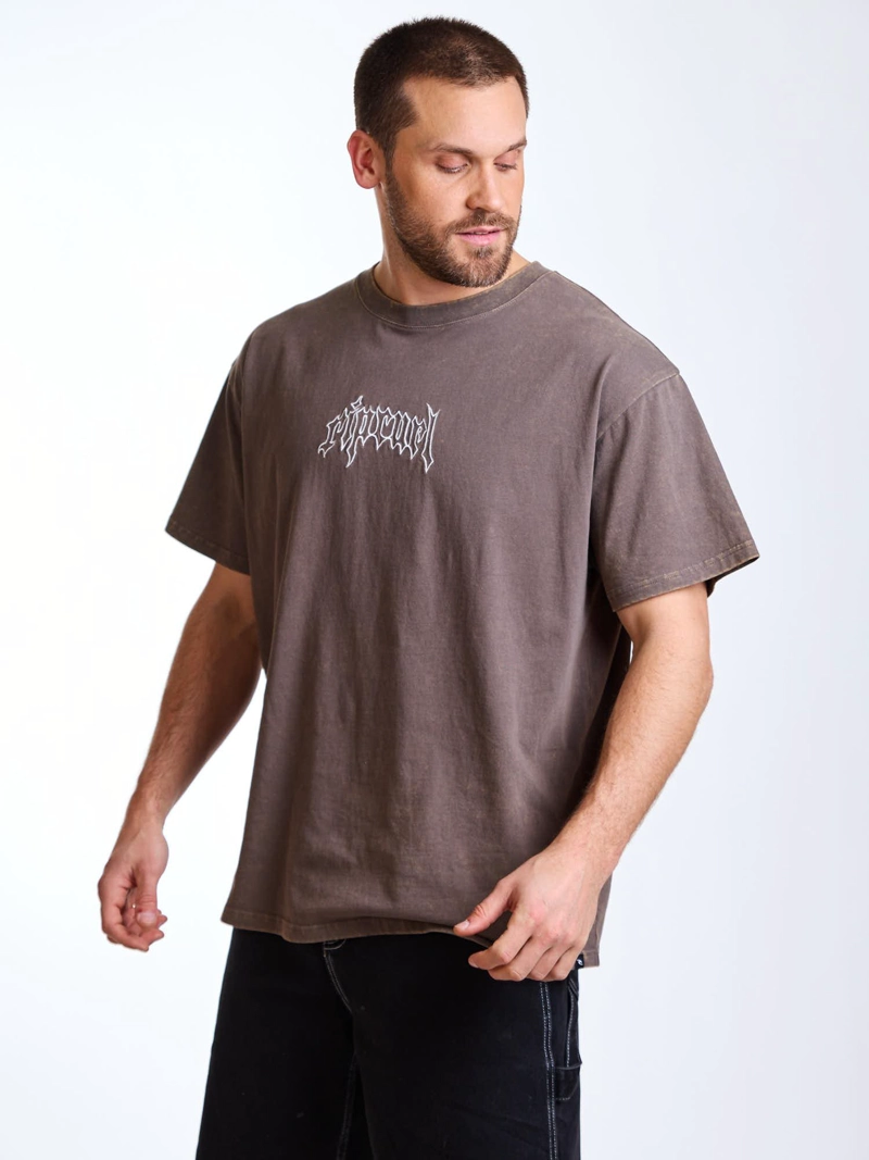 POLERA MC OVERSIZE PALM CAFE  HOMBRE RIP CURL - 7