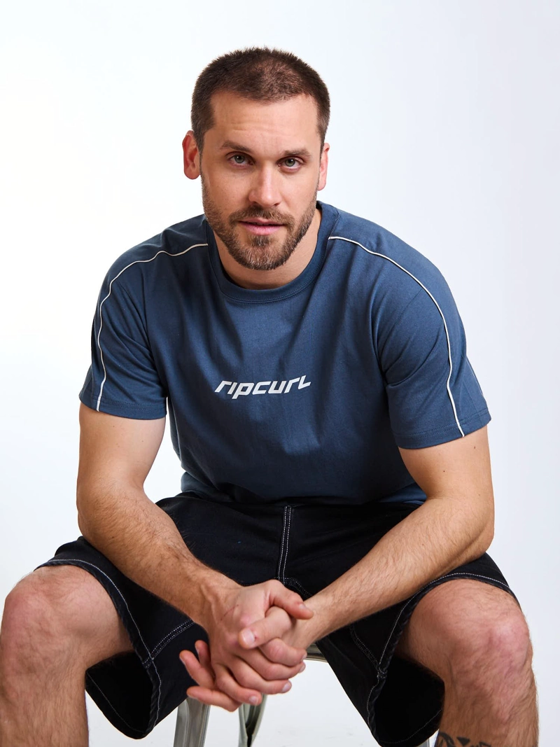 POLERA MC SUNNY GRIS HOMBRE RIP CURL - 1