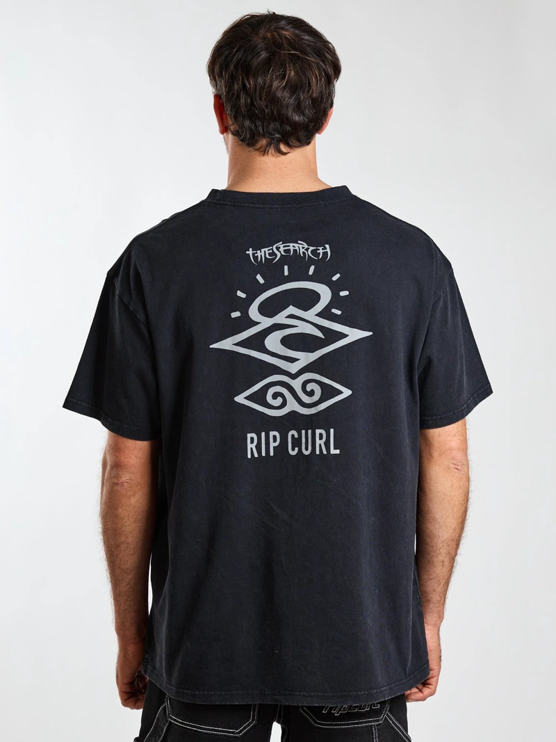 POLERA MC OVERSIZE PARADISE NEGRO HOMBRE RIP CURL - 3