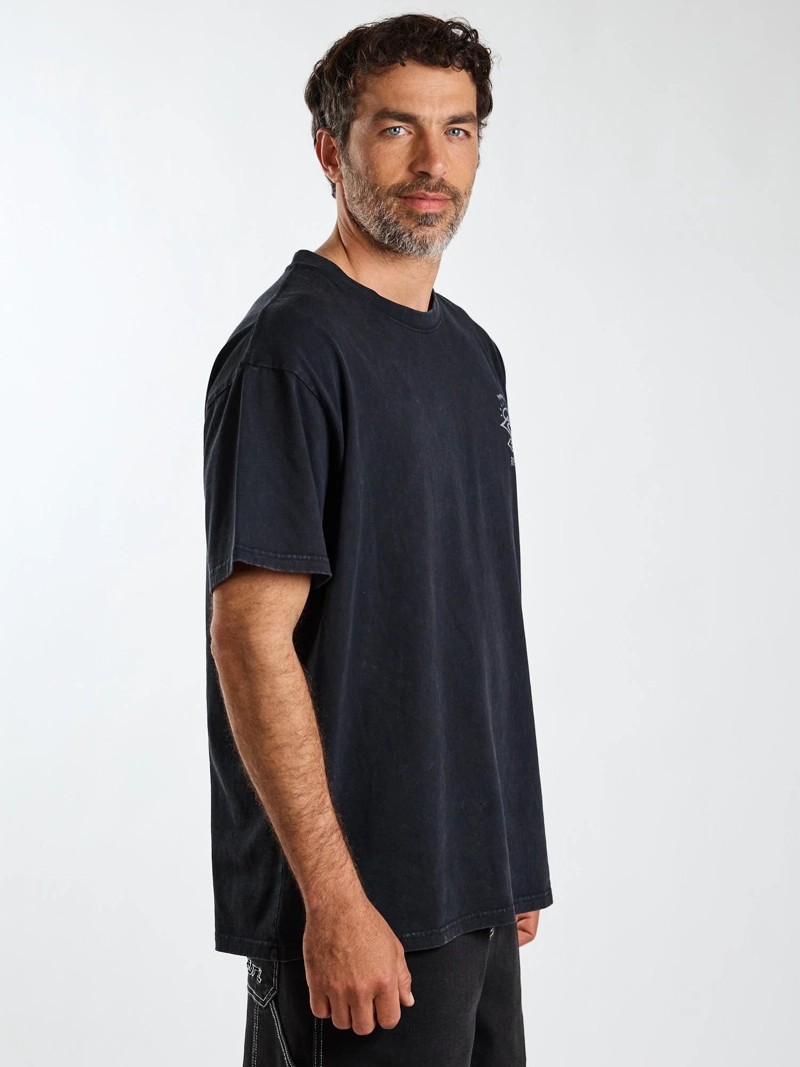 POLERA MC OVERSIZE PARADISE NEGRO HOMBRE RIP CURL - 4