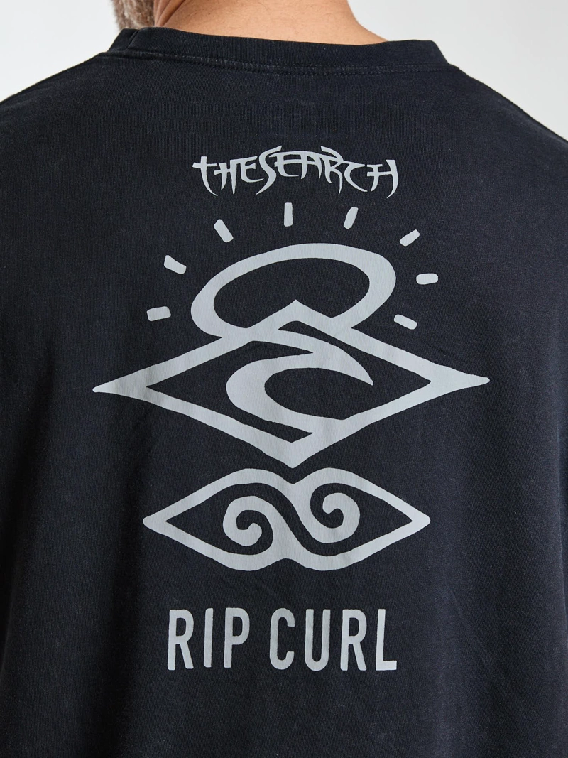 POLERA MC OVERSIZE PARADISE NEGRO HOMBRE RIP CURL - 5