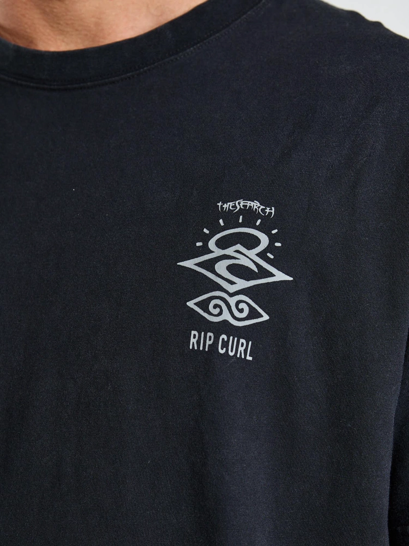 POLERA MC OVERSIZE PARADISE NEGRO HOMBRE RIP CURL - 7