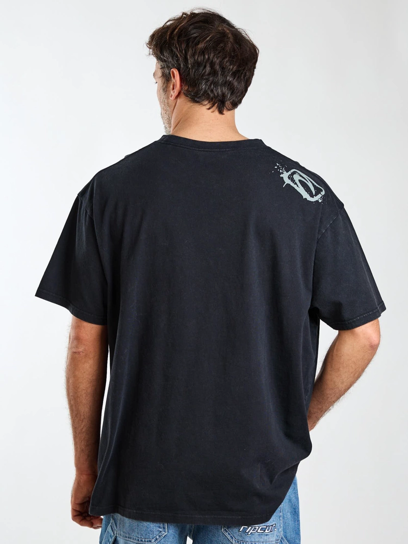 POLERA MC OVERSIZE NOMAD NEGRO HOMBRE RIP CURL - 3