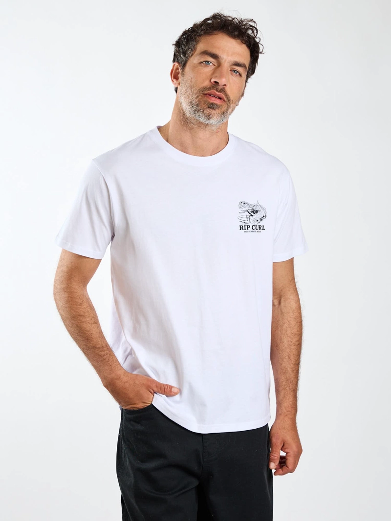 POLERA MC SHELL BLANCO HOMBRE RIP CURL - 3