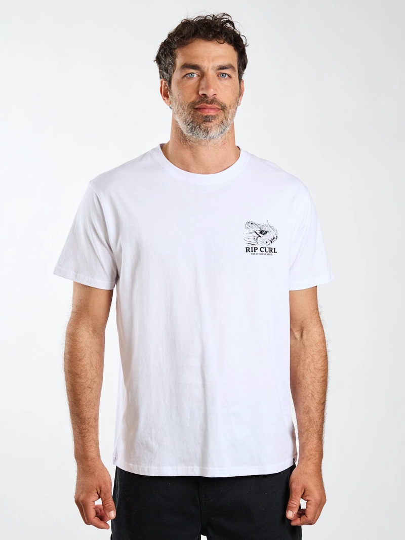 POLERA MC SHELL BLANCO HOMBRE RIP CURL - 5