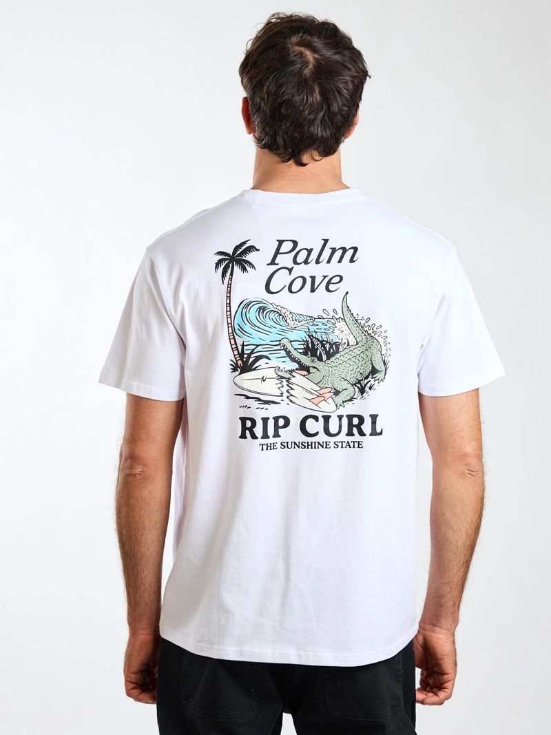 POLERA MC SHELL BLANCO HOMBRE RIP CURL - 6
