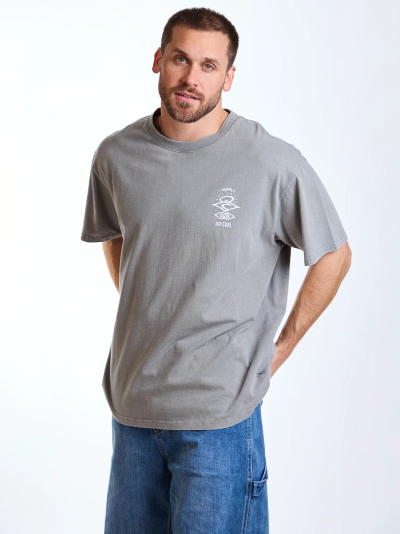POLERA MC OVERSIZE PARADISE VERDE HOMBRE RIP CURL - 8