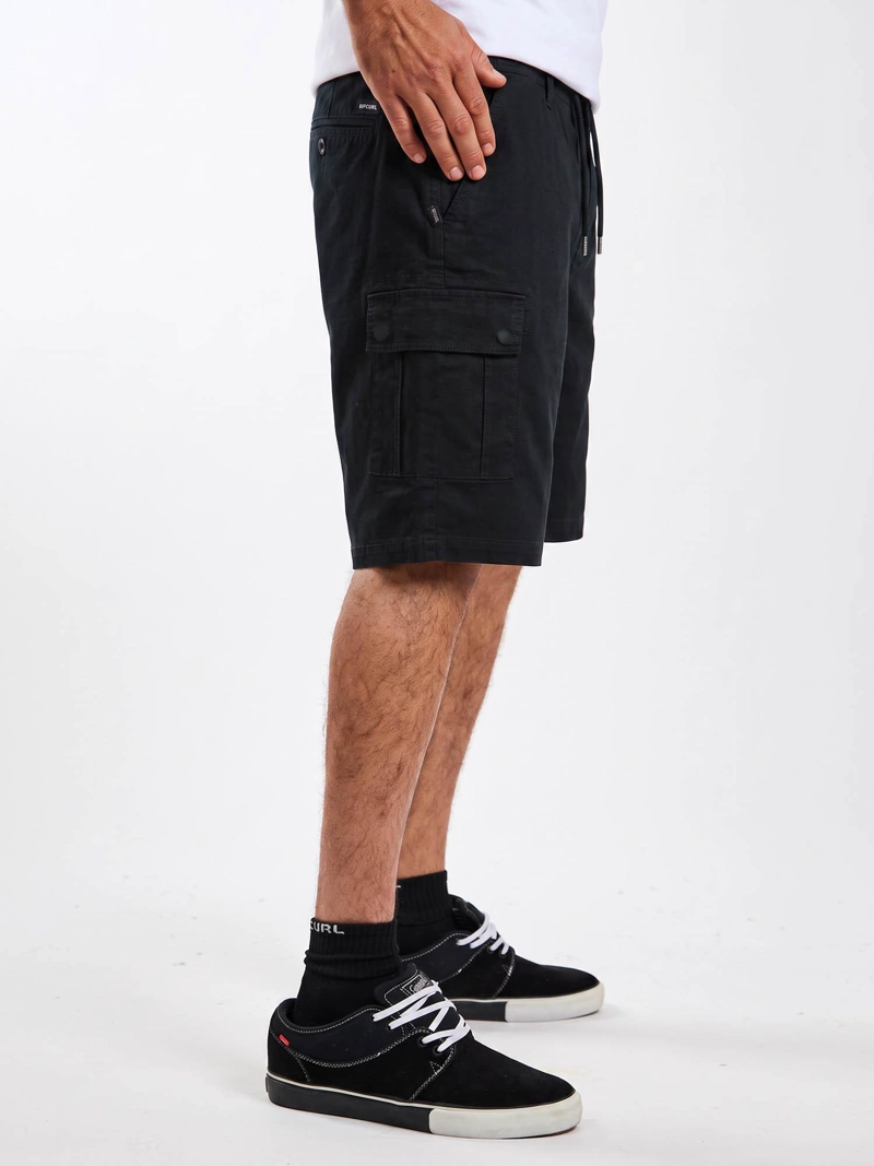 BERMUDA JOGGER AROHA NEGRO HOMBRE RIP CURL - 3