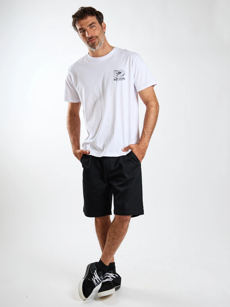 BERMUDA JOGGER NALU NEGRO HOMBRE RIP CURL - 1