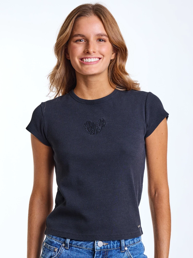POLERA MC VEA NEGRO MUJER RIP CURL - 2