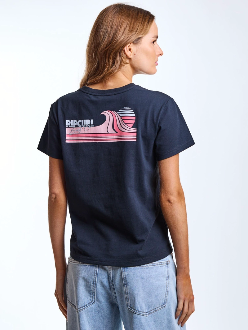 POLERA MC SORA NEGRO MUJER RIP CURL - 3