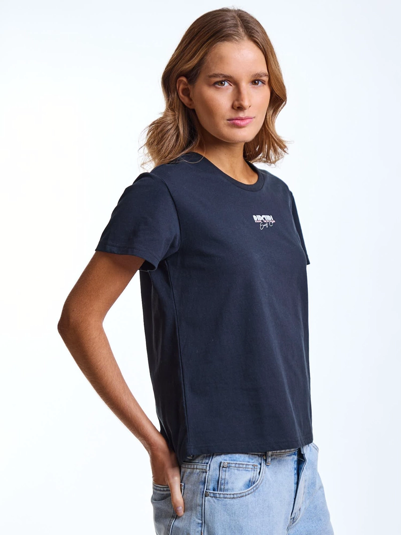 POLERA MC SORA NEGRO MUJER RIP CURL - 4