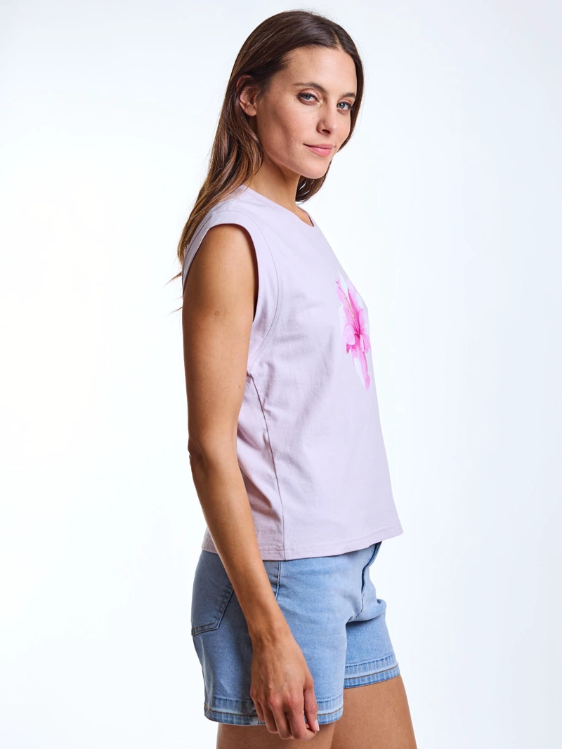 POLERA MC NALU MORADO MUJER RIP CURL - 4