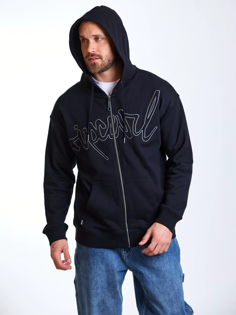 POLERON FZ SHORELINE NEGRO HOMBRE RIP CURL - 7