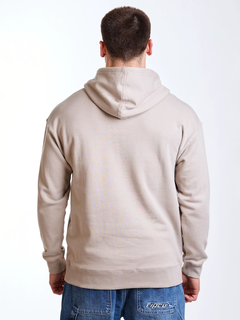 POLERON CANGURO RAW BEIGE HOMBRE RIP CURL - 3