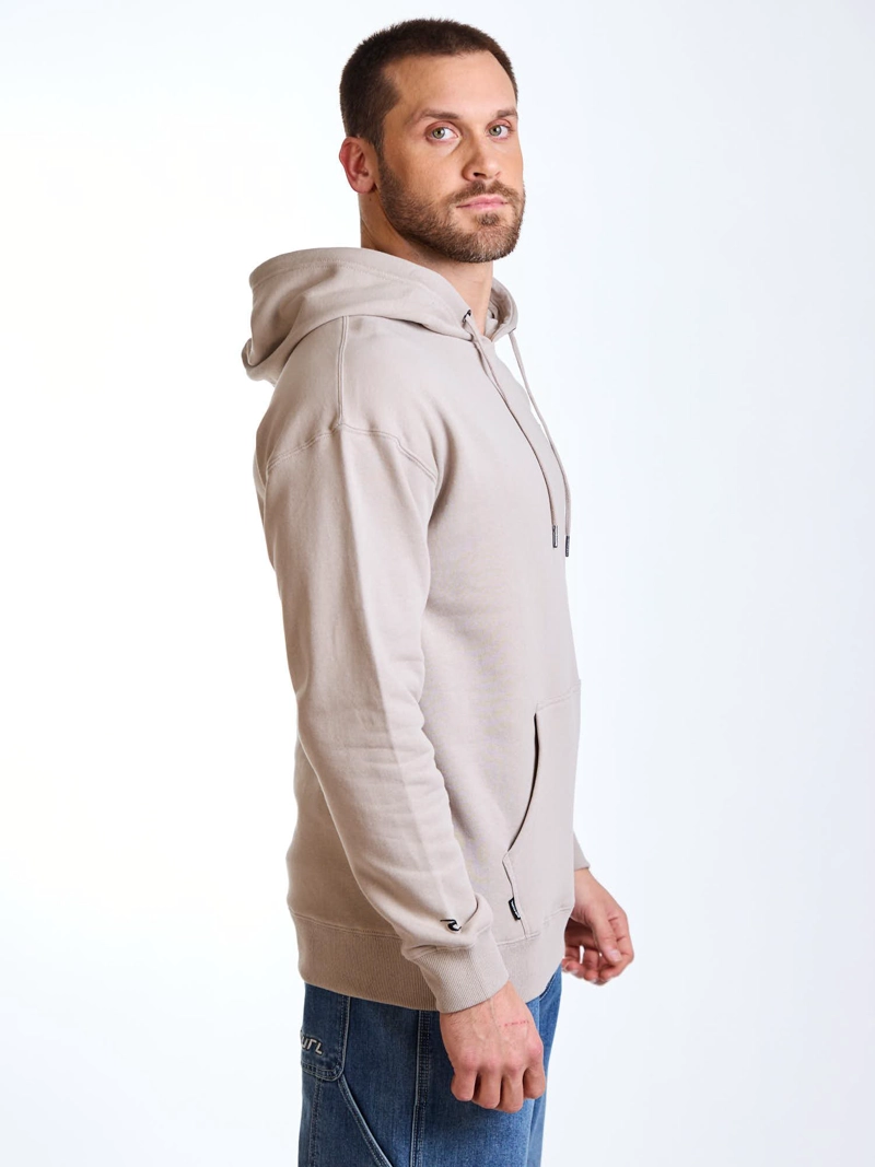 POLERON CANGURO RAW BEIGE HOMBRE RIP CURL - 4
