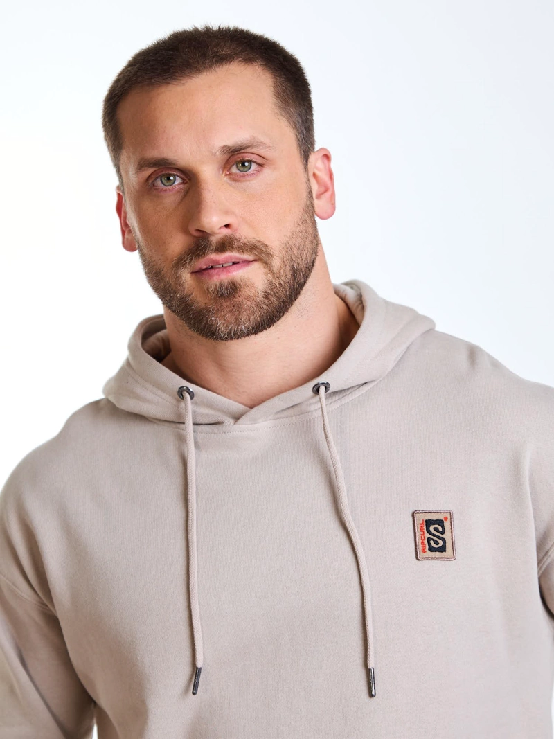 POLERON CANGURO RAW BEIGE HOMBRE RIP CURL - 5
