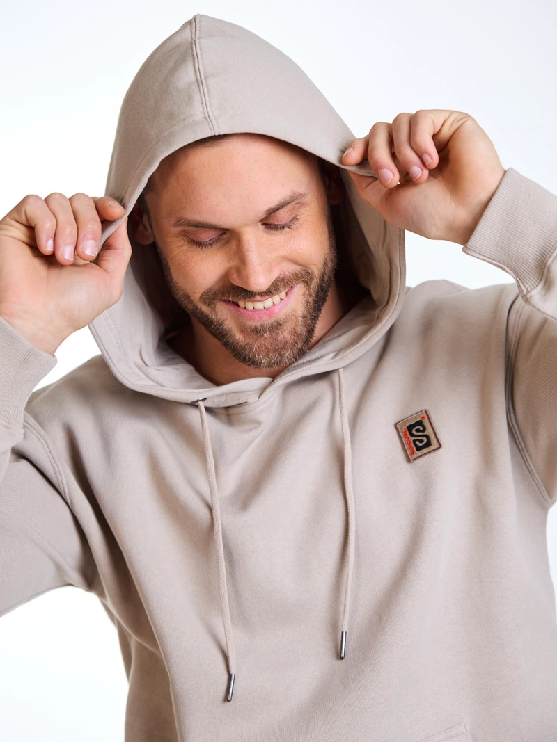 POLERON CANGURO RAW BEIGE HOMBRE RIP CURL - 6