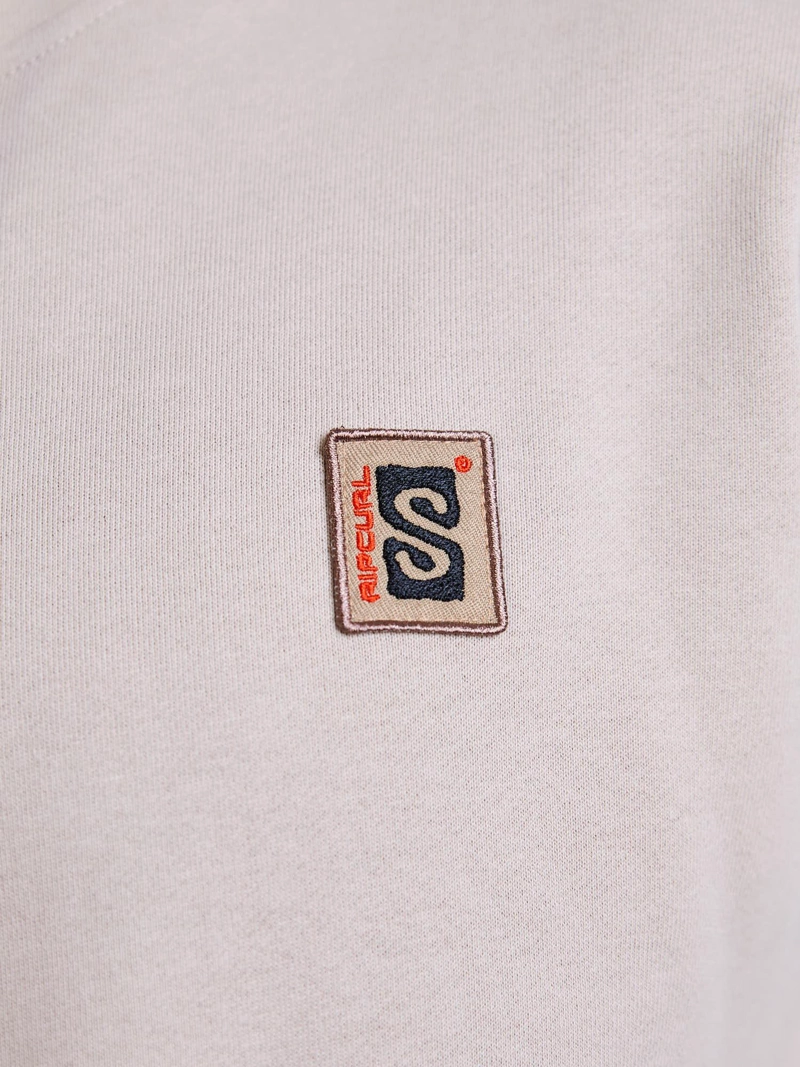 POLERON CANGURO RAW BEIGE HOMBRE RIP CURL - 7