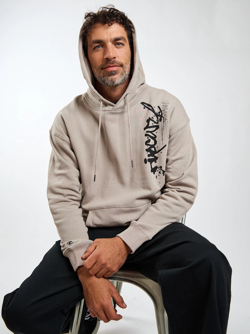 POLERON CANGURO NATIVE CAFE HOMBRE RIP CURL - 1