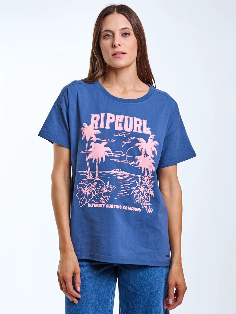 POLERA MC NAMI AZUL MUJER RIP CURL - 2