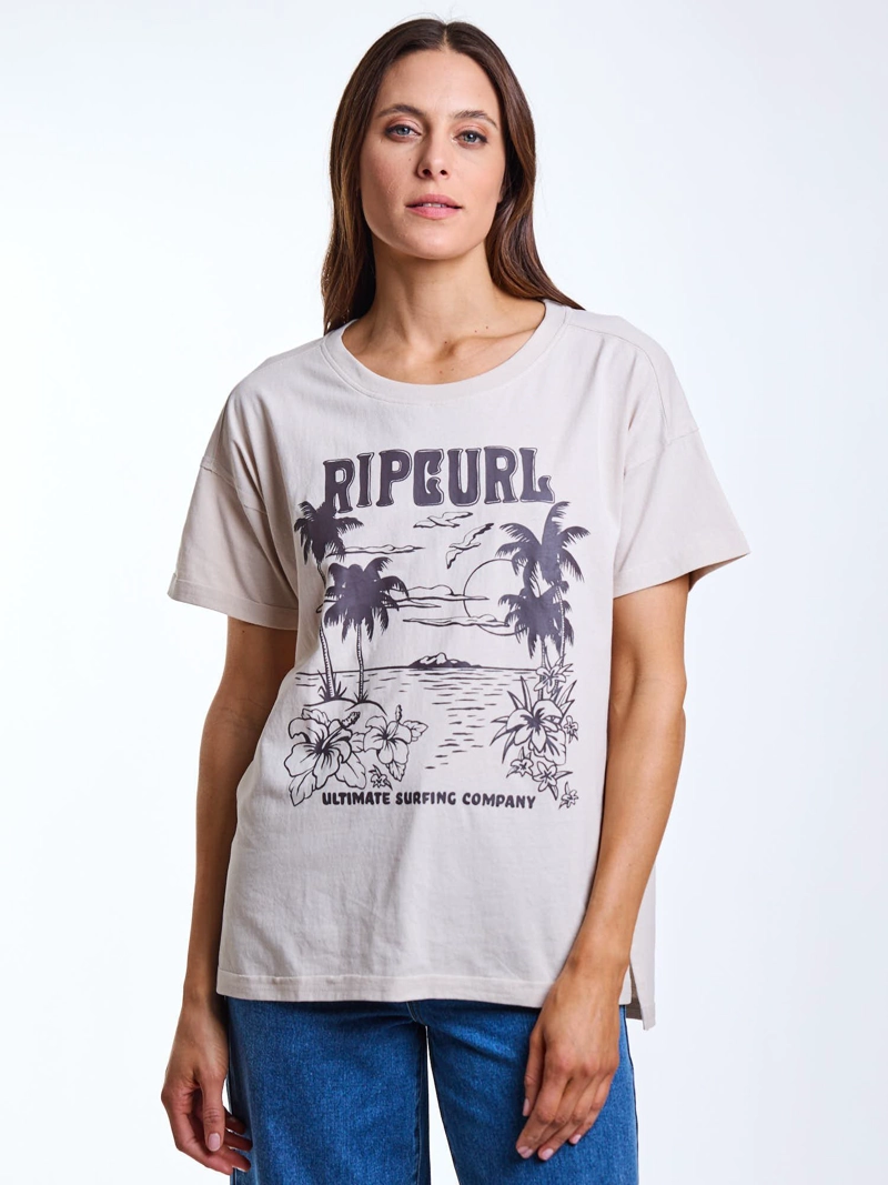 POLERA MC NAMI BEIGE MUJER RIP CURL - 2