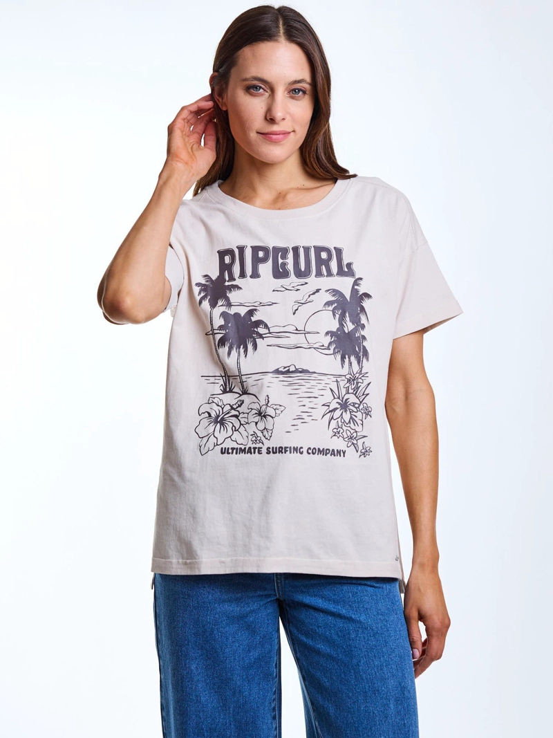 POLERA MC NAMI BEIGE MUJER RIP CURL - 7