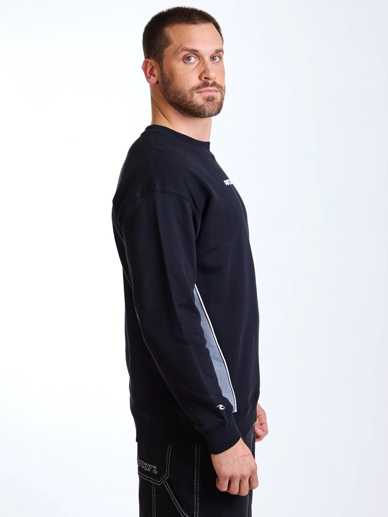POLERON CR OFFSHORE NEGRO HOMBRE RIP CURL - 4