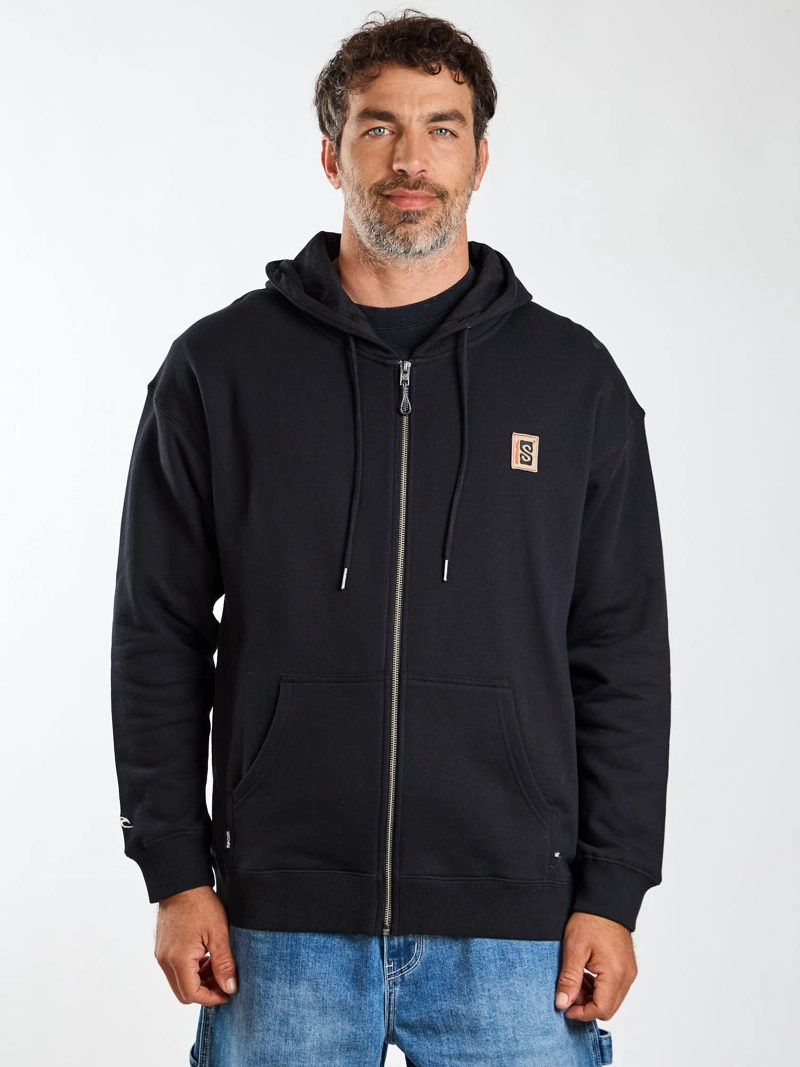 POLERON FZ SUNLIT NEGRO HOMBRE RIP CURL - 2
