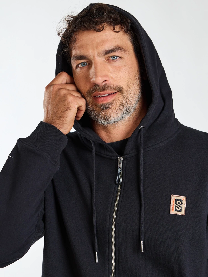 POLERON FZ SUNLIT NEGRO HOMBRE RIP CURL - 5