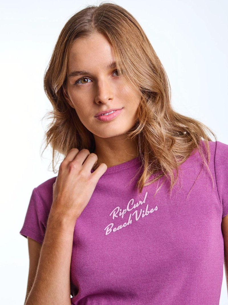 POLERA MC LUA MORADO MUJER RIP CURL - 5