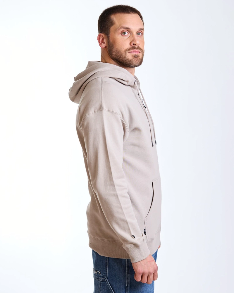 POLERON FZ SUNLIT BEIGE HOMBRE RIP CURL - 4