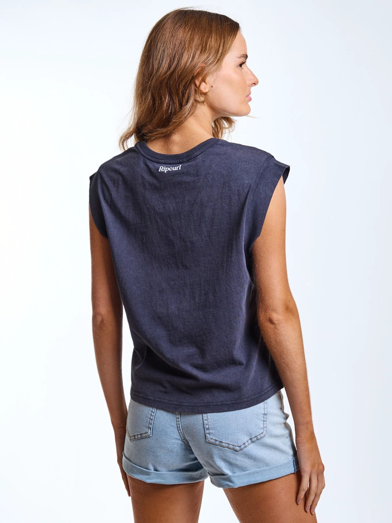 POLERA MC RIVA NEGRO MUJER RIP CURL - 3