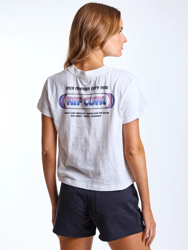 POLERA MC SURFE BLANCO MUJER RIP CURL - 3