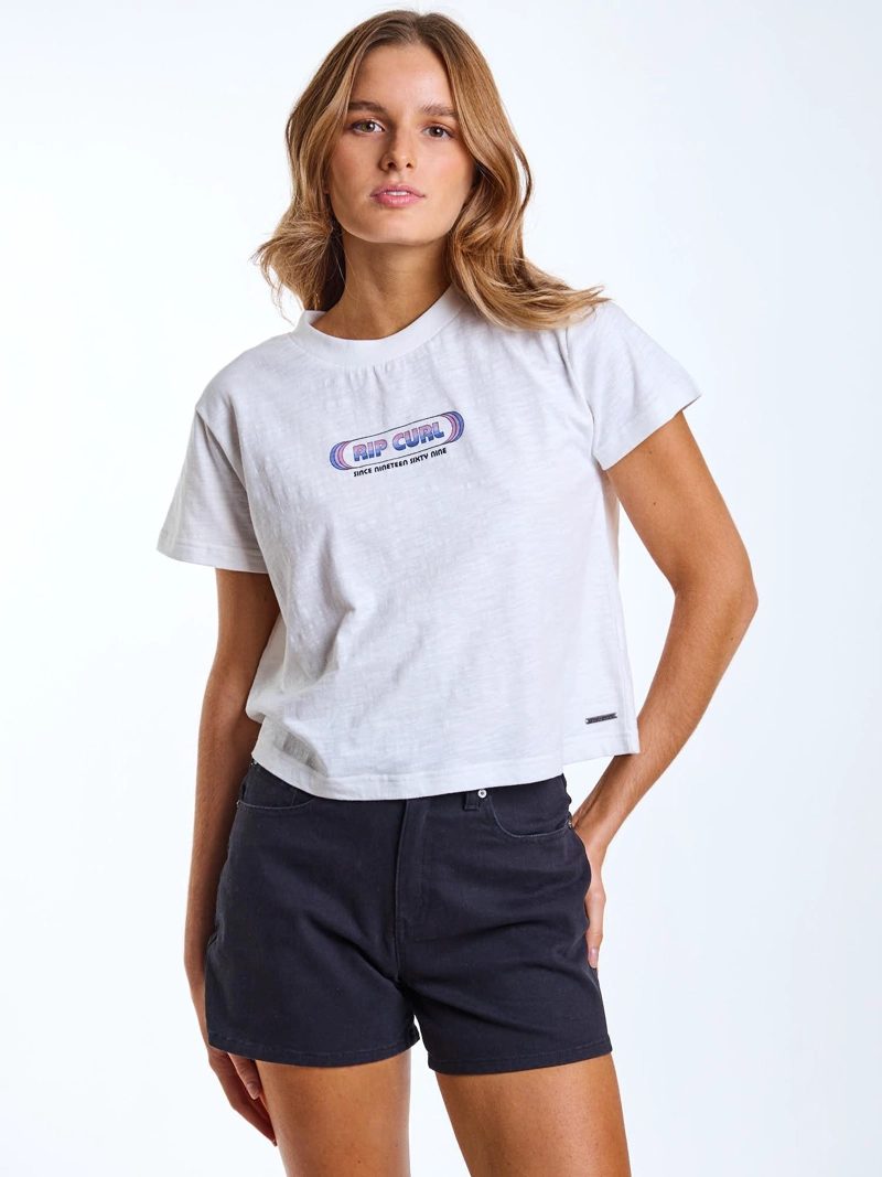 POLERA MC SURFE BLANCO MUJER RIP CURL - 7