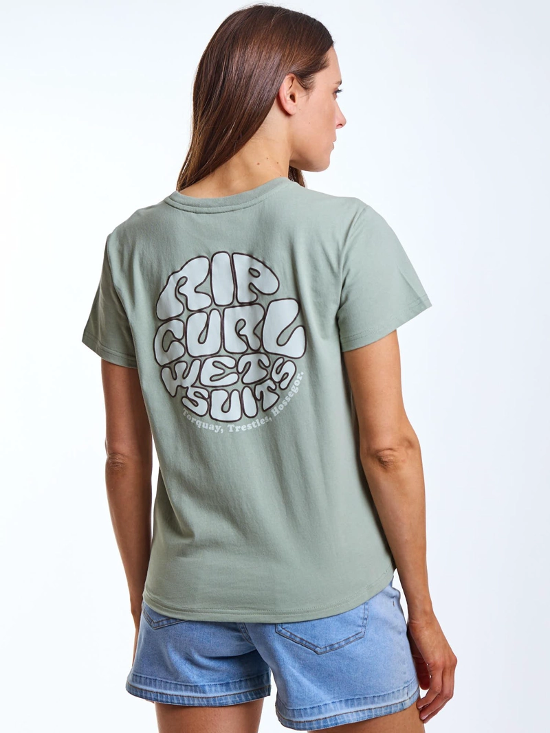 POLERA MC CALA VERDE MUJER RIP CURL - 3