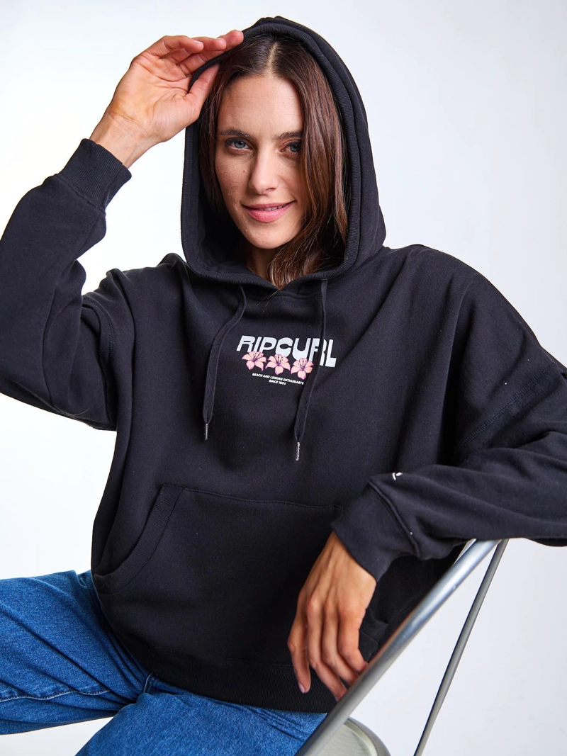 POLERON CANGURO LLICO NEGRO MUJER RIP CURL - 2