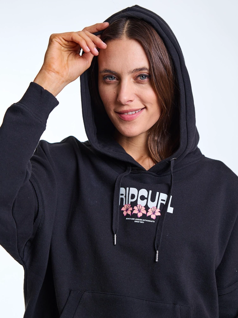 POLERON CANGURO LLICO NEGRO MUJER RIP CURL - 6