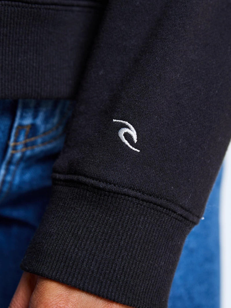 POLERON CANGURO LLICO NEGRO MUJER RIP CURL - 8