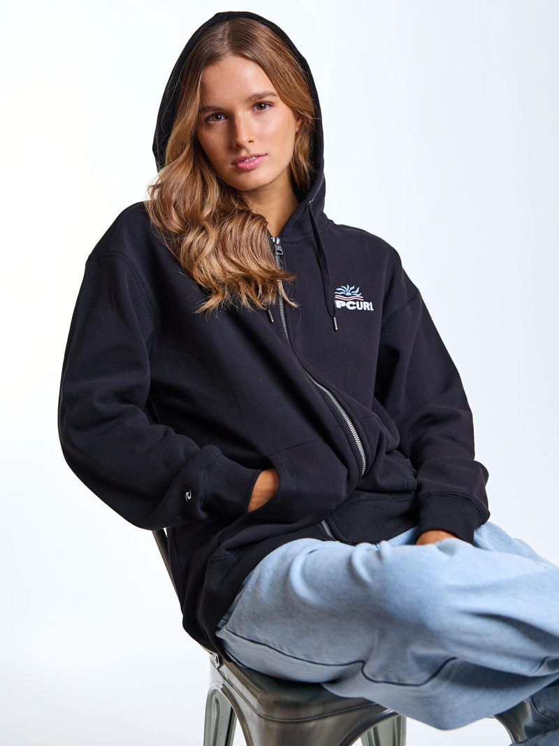 POLERON FZ CHAÑARAL NEGRO MUJER RIP CURL - 1