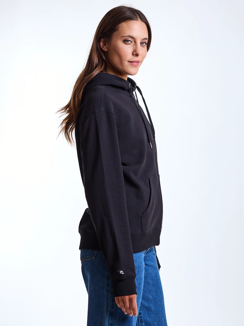 POLERON FZ STONE NEGRO MUJER RIP CURL - 4