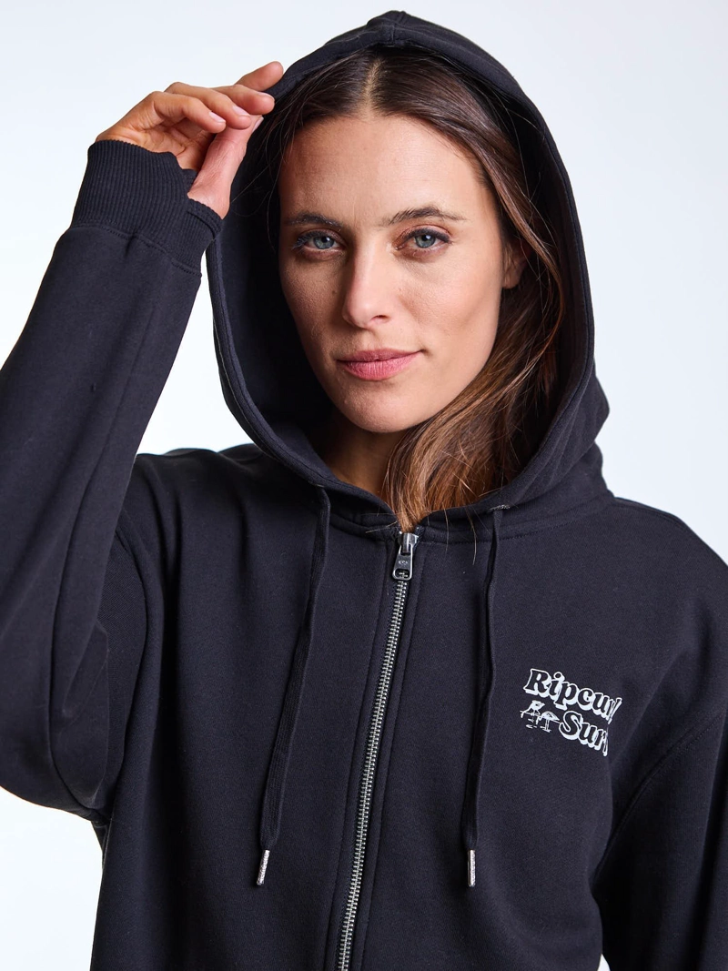 POLERON FZ STONE NEGRO MUJER RIP CURL - 6