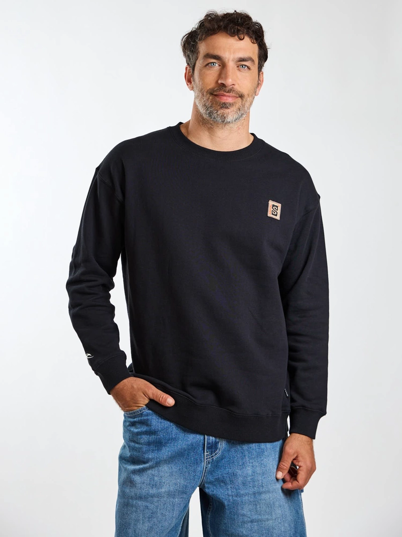 POLERON CR LOWTIDE NEGRO HOMBRE RIP CURL - 7