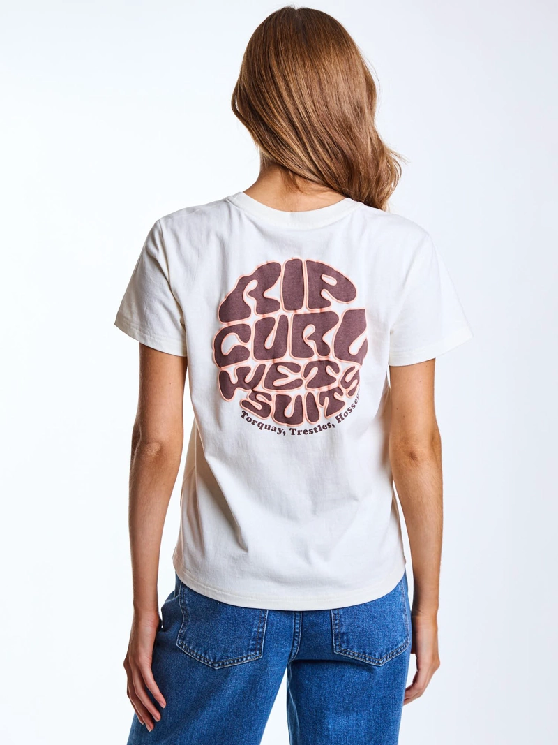 POLERA MC CALA BEIGE MUJER RIP CURL - 3