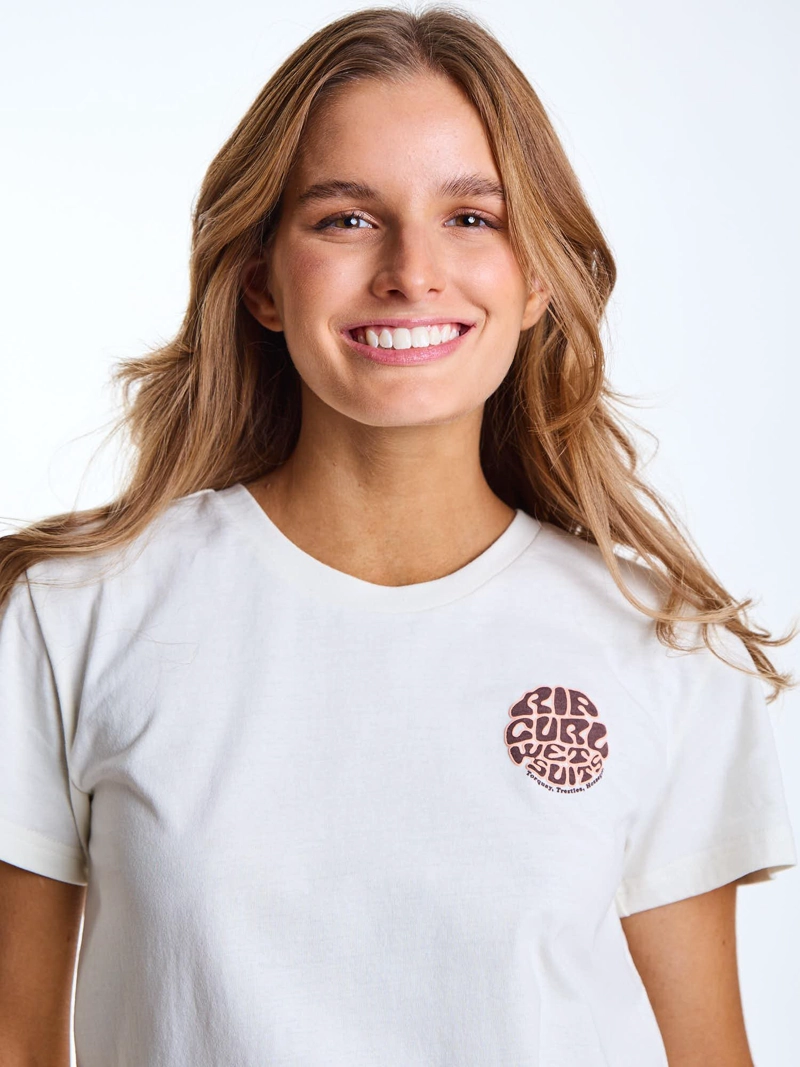 POLERA MC CALA BEIGE MUJER RIP CURL - 6