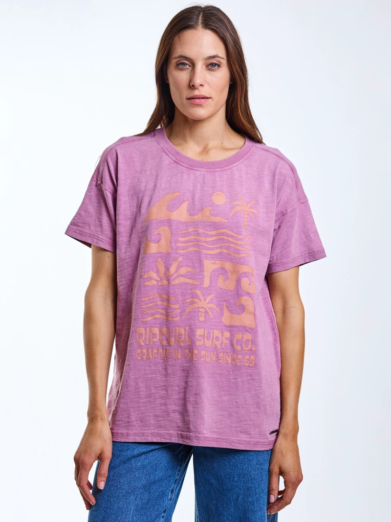POLERA MC IARA MORADO MUJER RIP CURL - 2