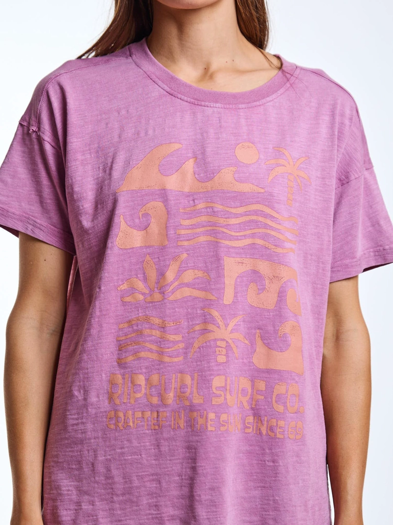 POLERA MC IARA MORADO MUJER RIP CURL - 5