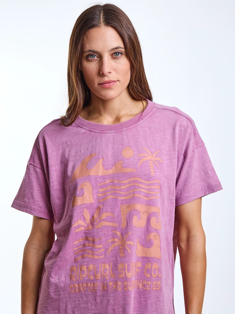 POLERA MC IARA MORADO MUJER RIP CURL - 6