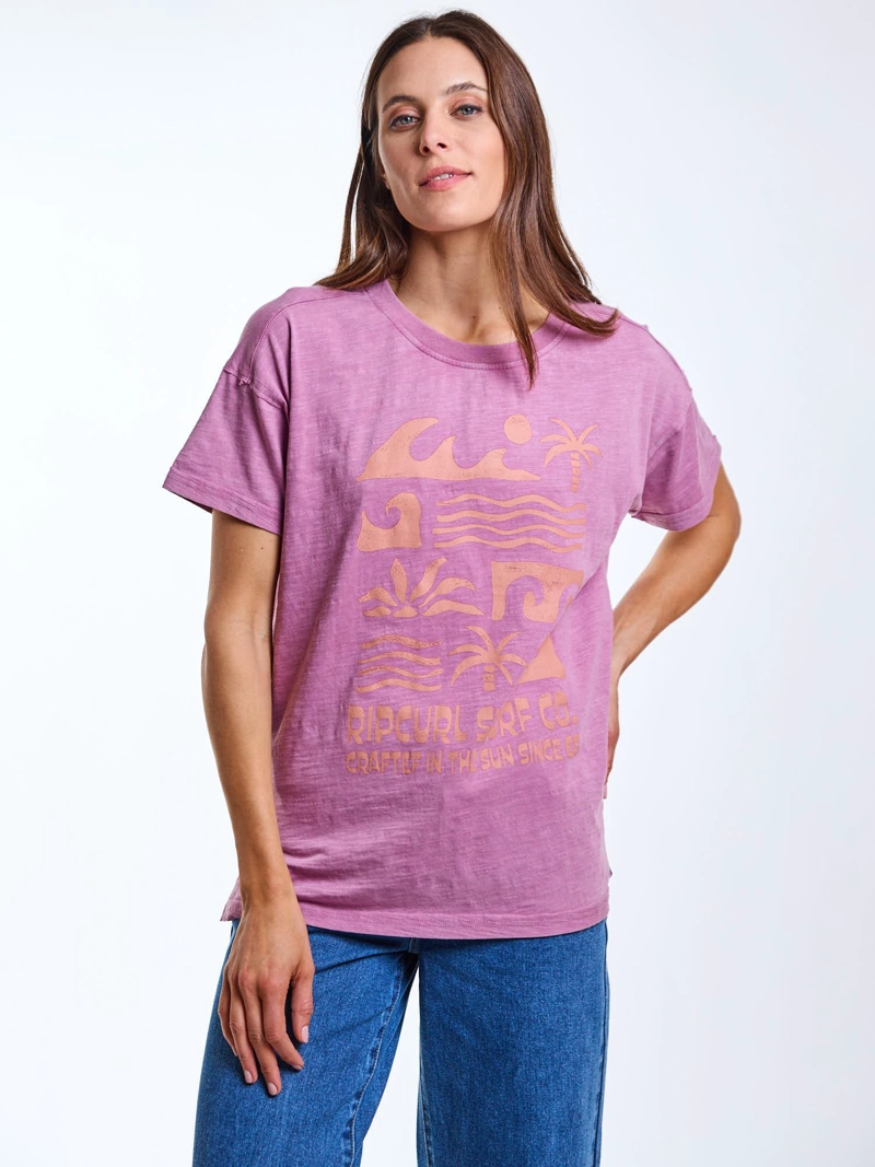 POLERA MC IARA MORADO MUJER RIP CURL - 7